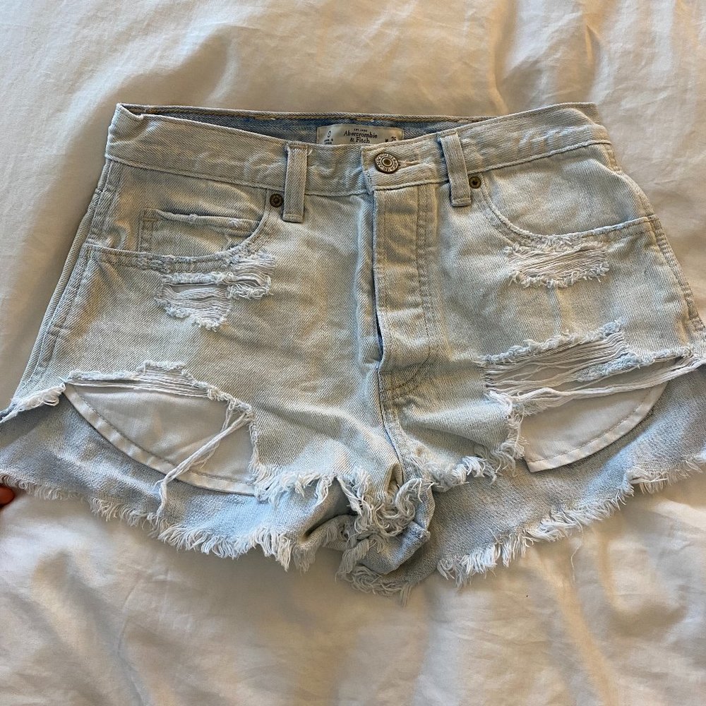 Abercrombie Light Wash Shorts